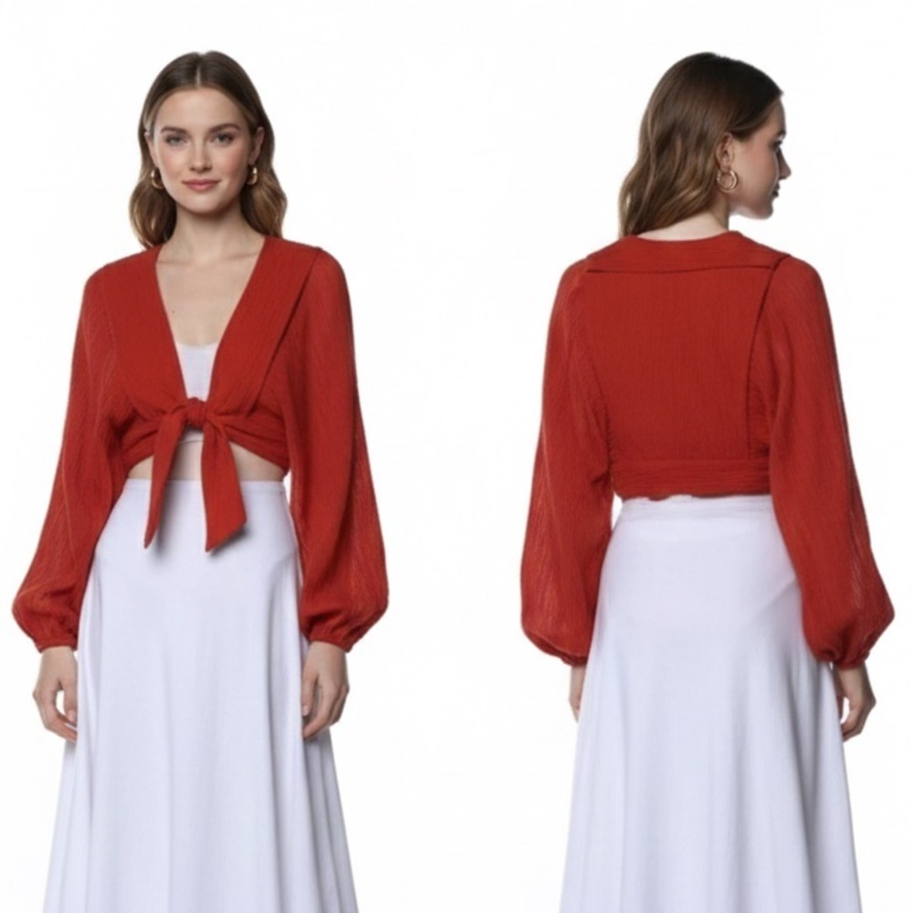 Zimmerman balloon sleeve top size 2 NWT